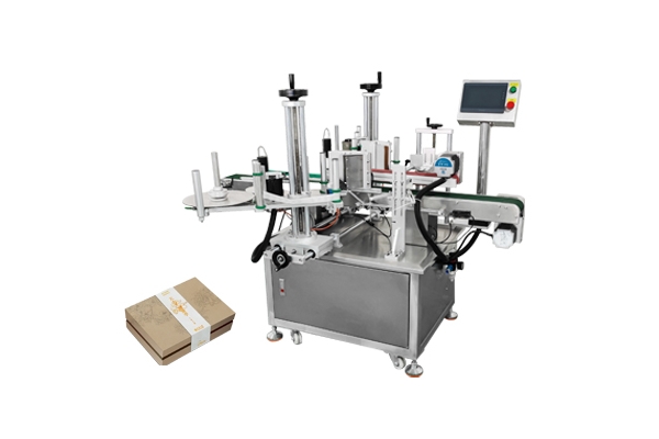 紙盒雙轉角貼標機